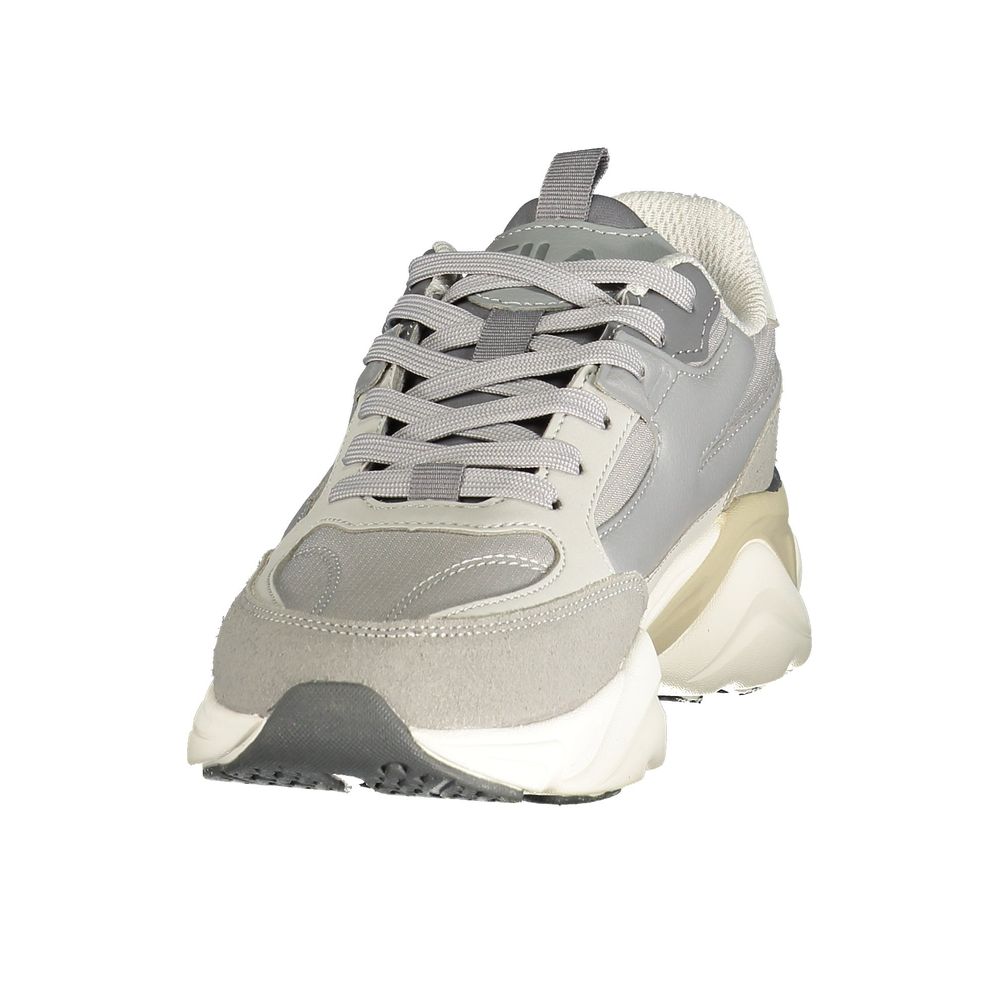 Grey Polyurethane Women's Sneaker