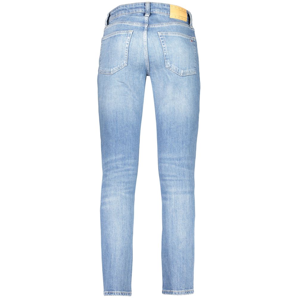 Blue Cotton Slim Fit Jeans