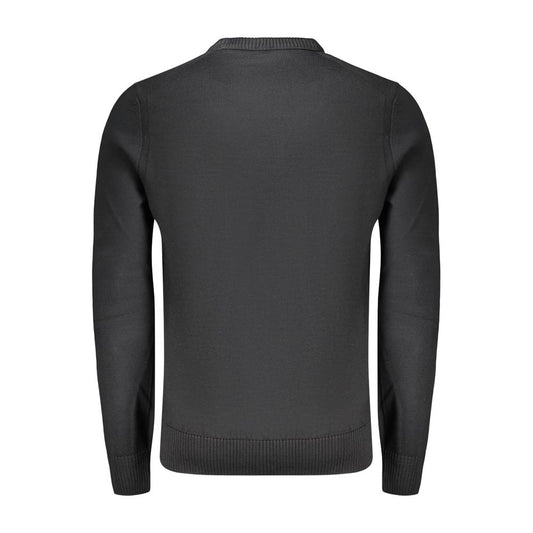 Black Wool Men's Sweater