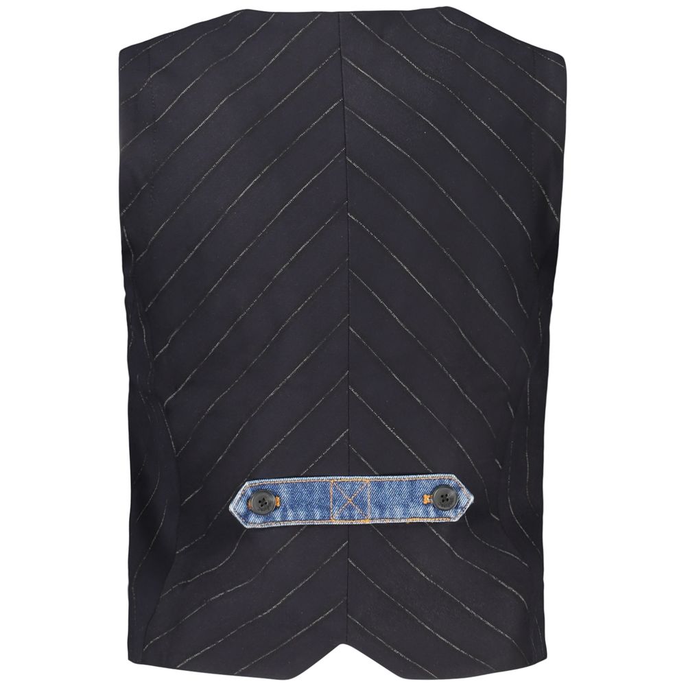 Blue Cotton Waistcoat