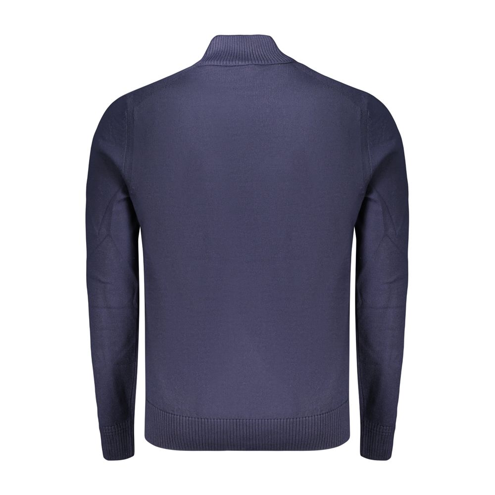 Blue Wool Men's Sweater