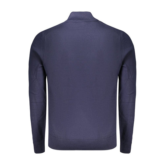 Blue Wool Men's Sweater