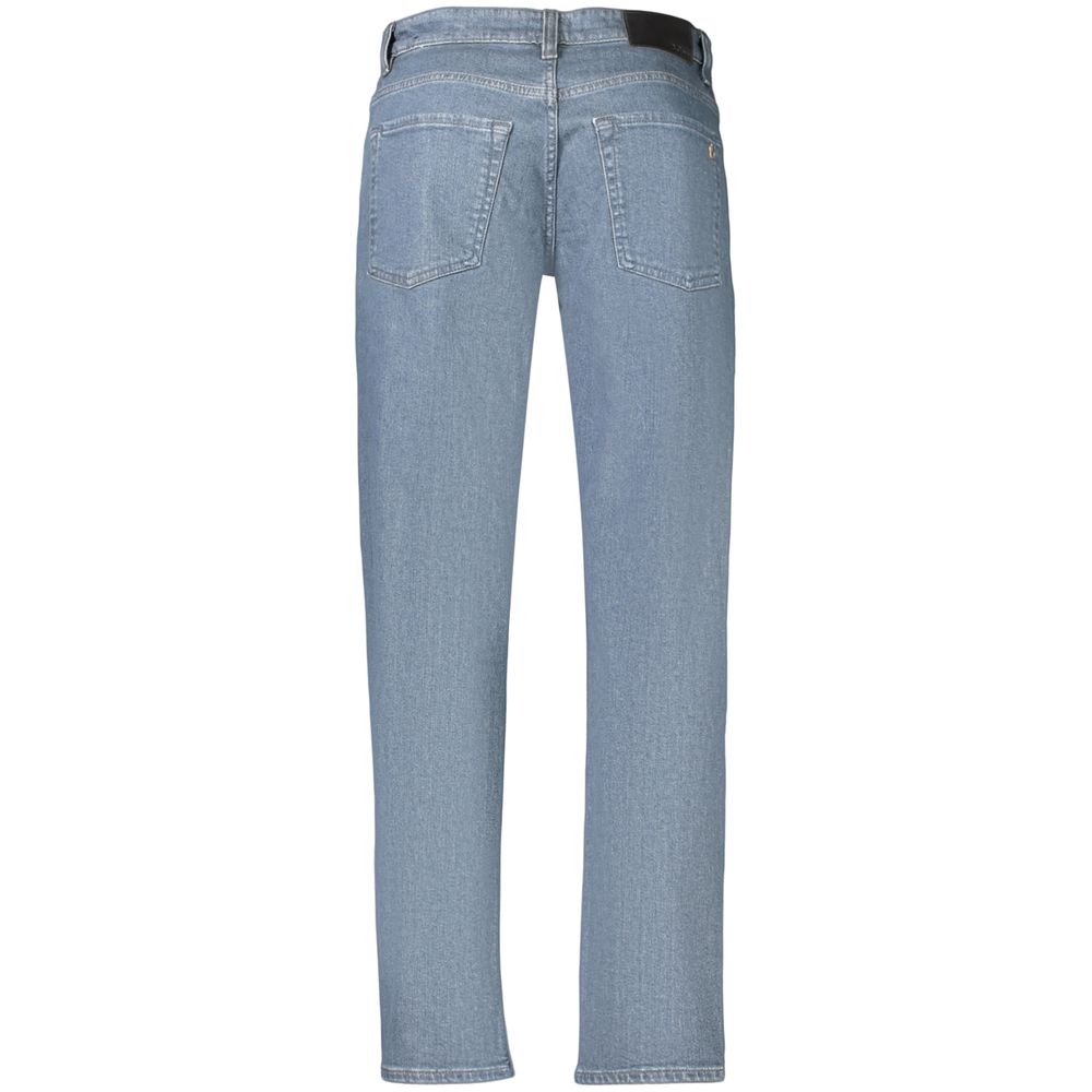 Blue Cotton Men's Jeans