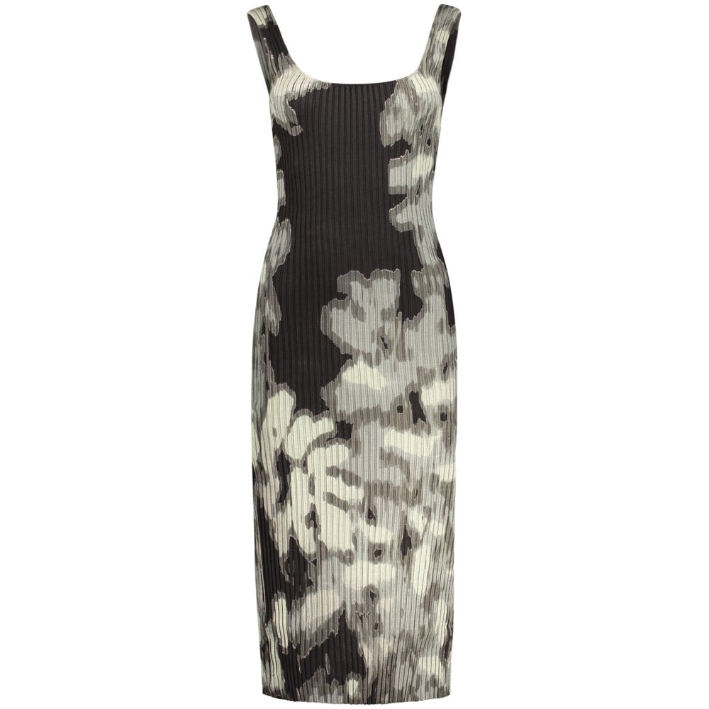 Black Viscose Womens Dress