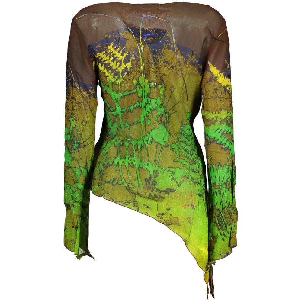 Brown Viscose Women's Top