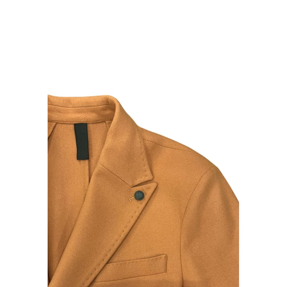 Brown Wool Men Jacket