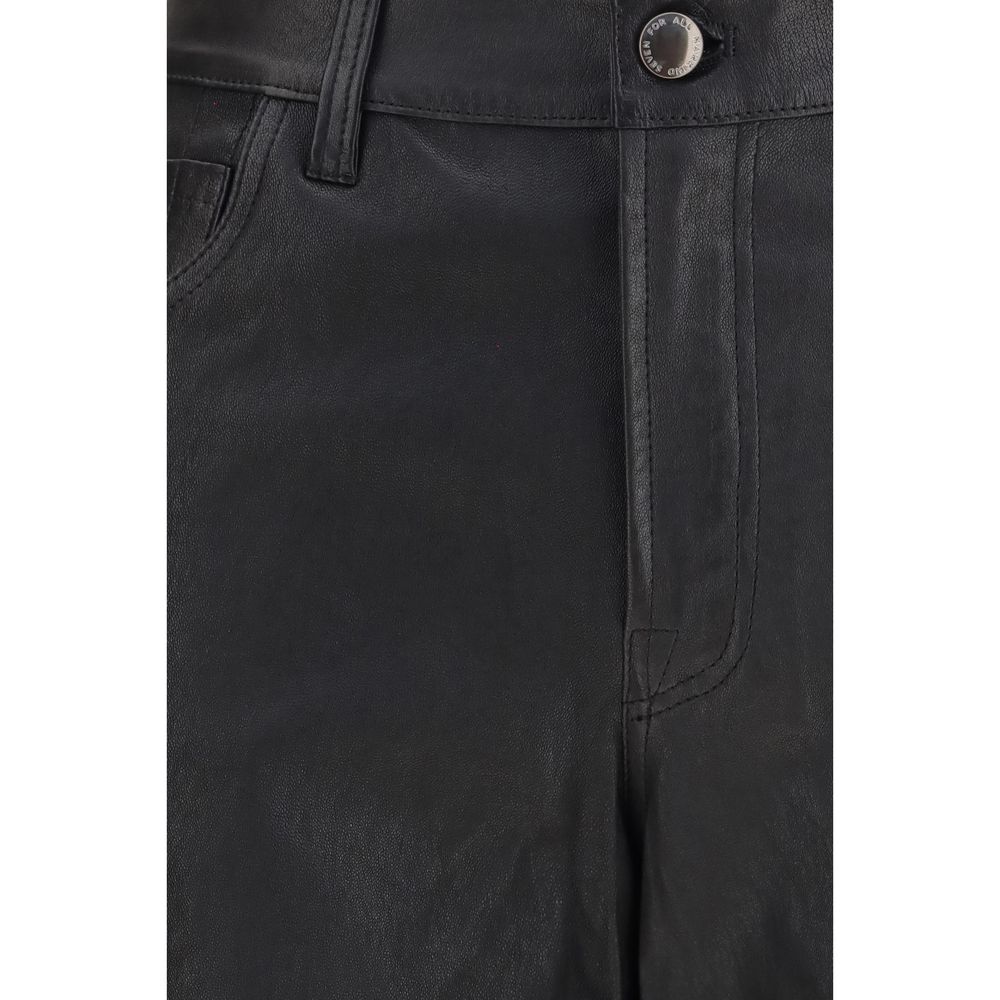 Black Leather Pants