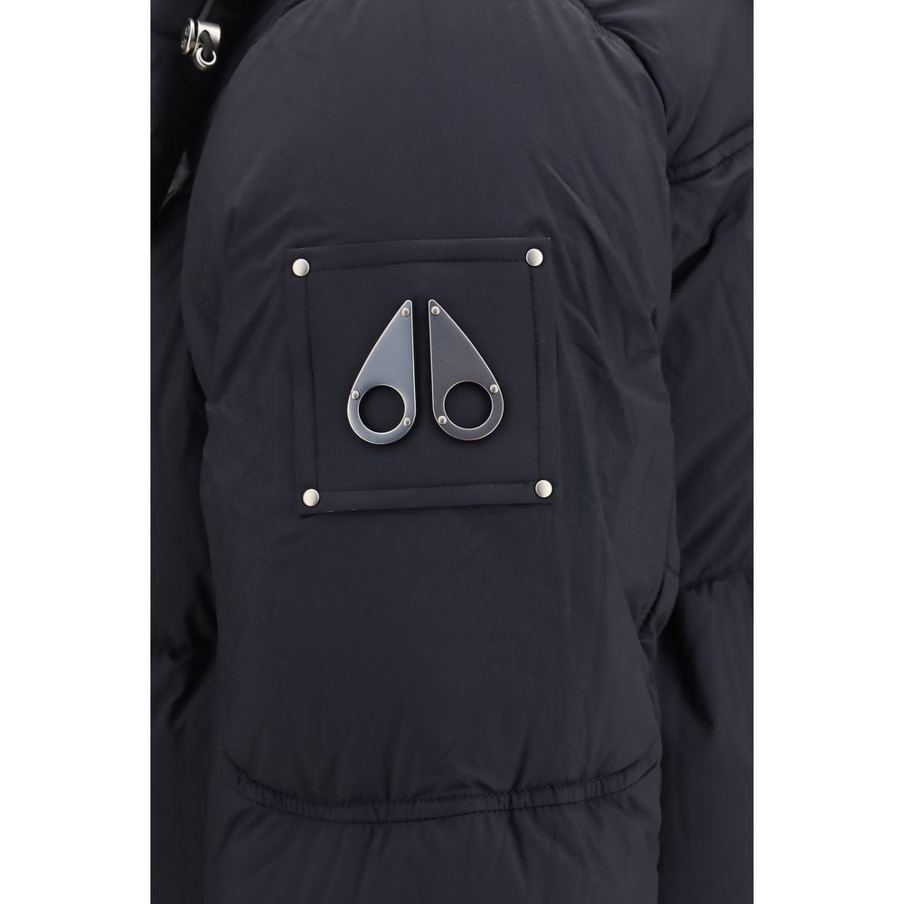 Black Nylon Full-Length Jacket