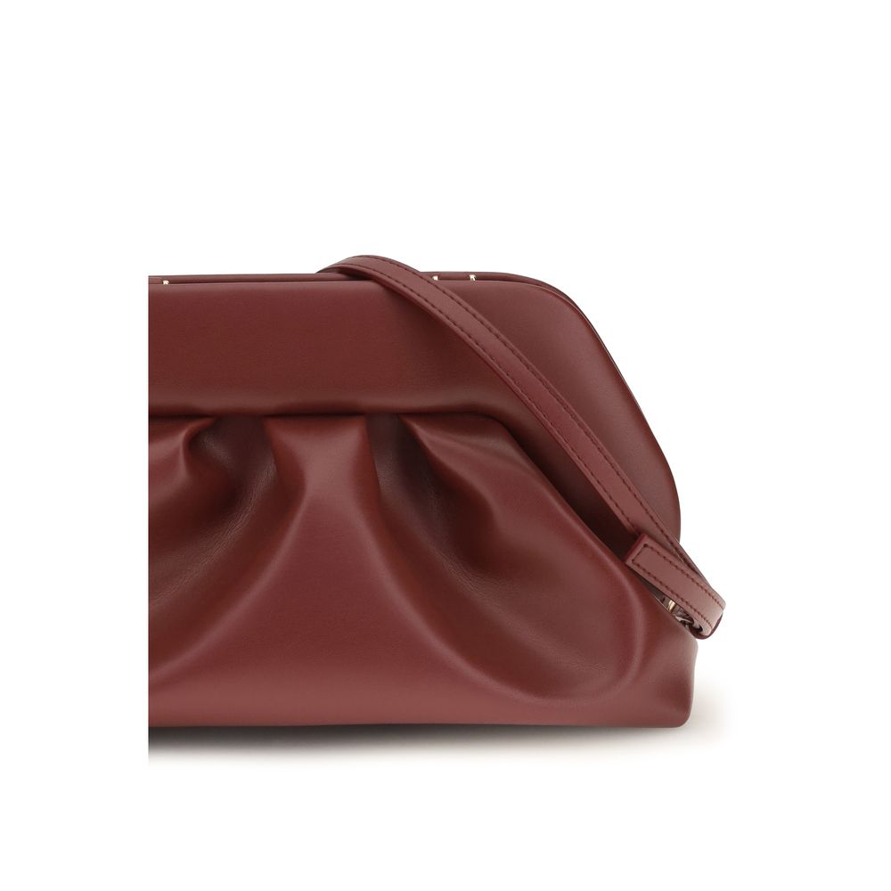 Bordeaux Vegan Leather Clutch Bag
