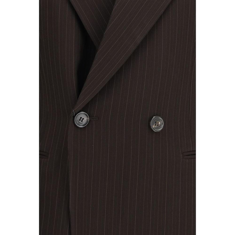 Brown Wool Oves Aries Full-Length Jacket