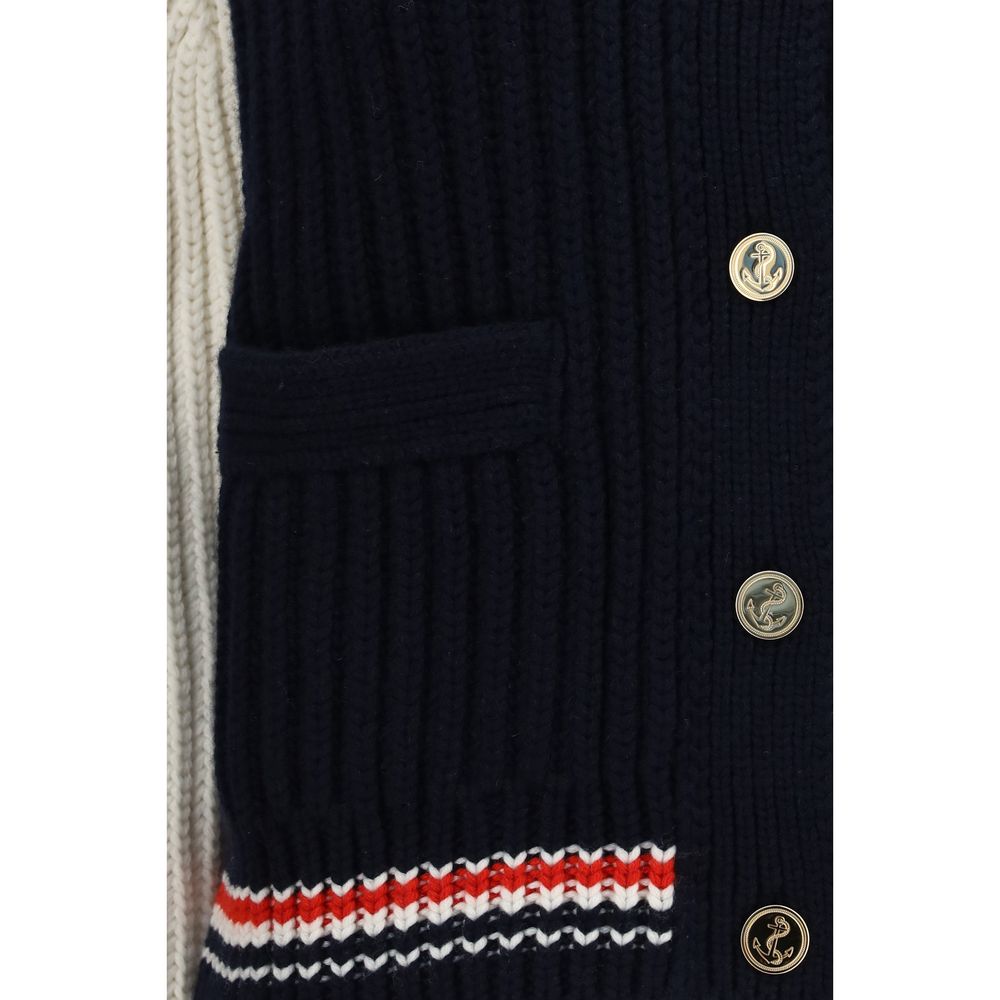 Blue Cashmere Cardigan
