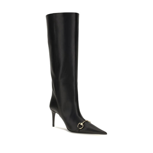 Black Calf Leather Bos Taurus Boots