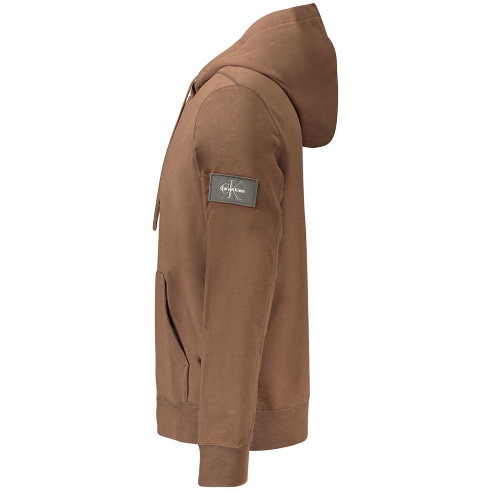 Brown Cotton Sweatshirt
