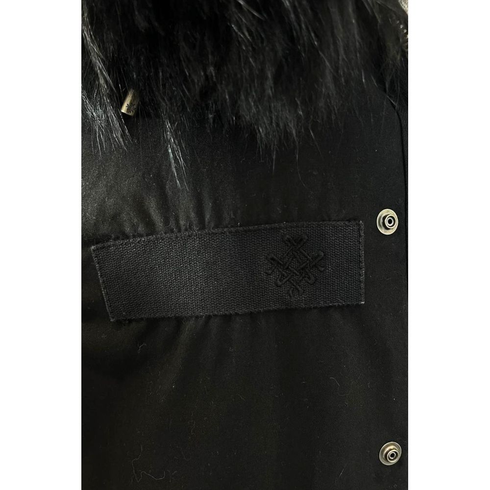 Black Cotton Women Jacket