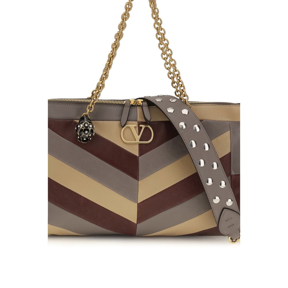 Multicolor Napa Leather / Calf Bos Taurus Shoulder Bag