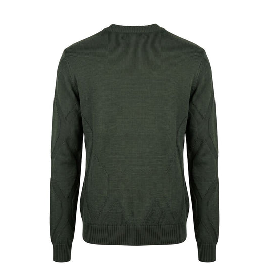 Green Wool Men's Sweater