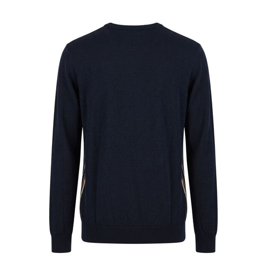 Blue Wool Men's Sweater