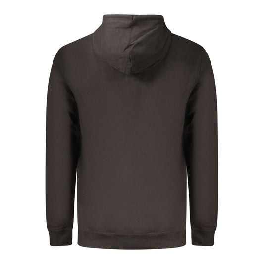 Black Cotton Men's Sweatshirt