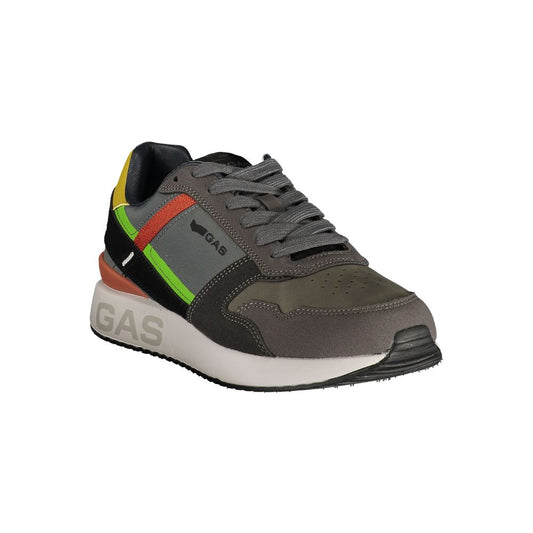 Grigio Polyurethane Uomo Sneaker