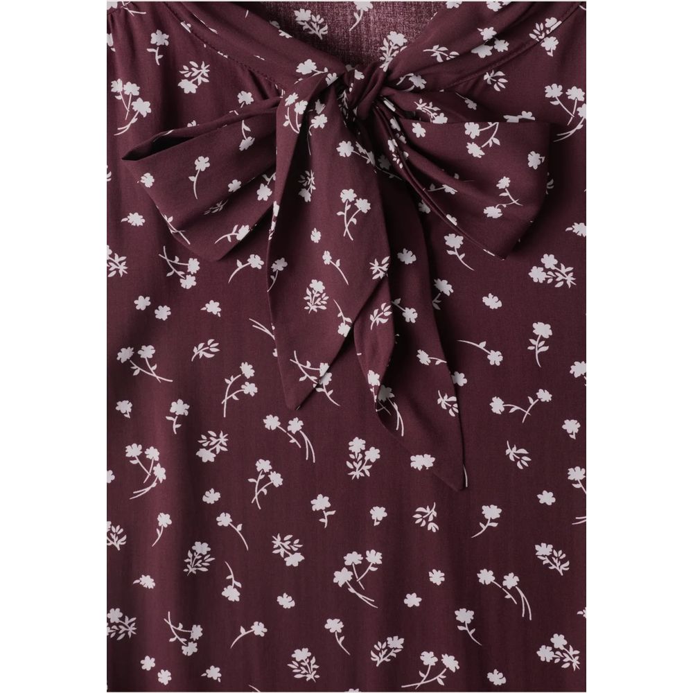 Bordeaux Viscose Blouse