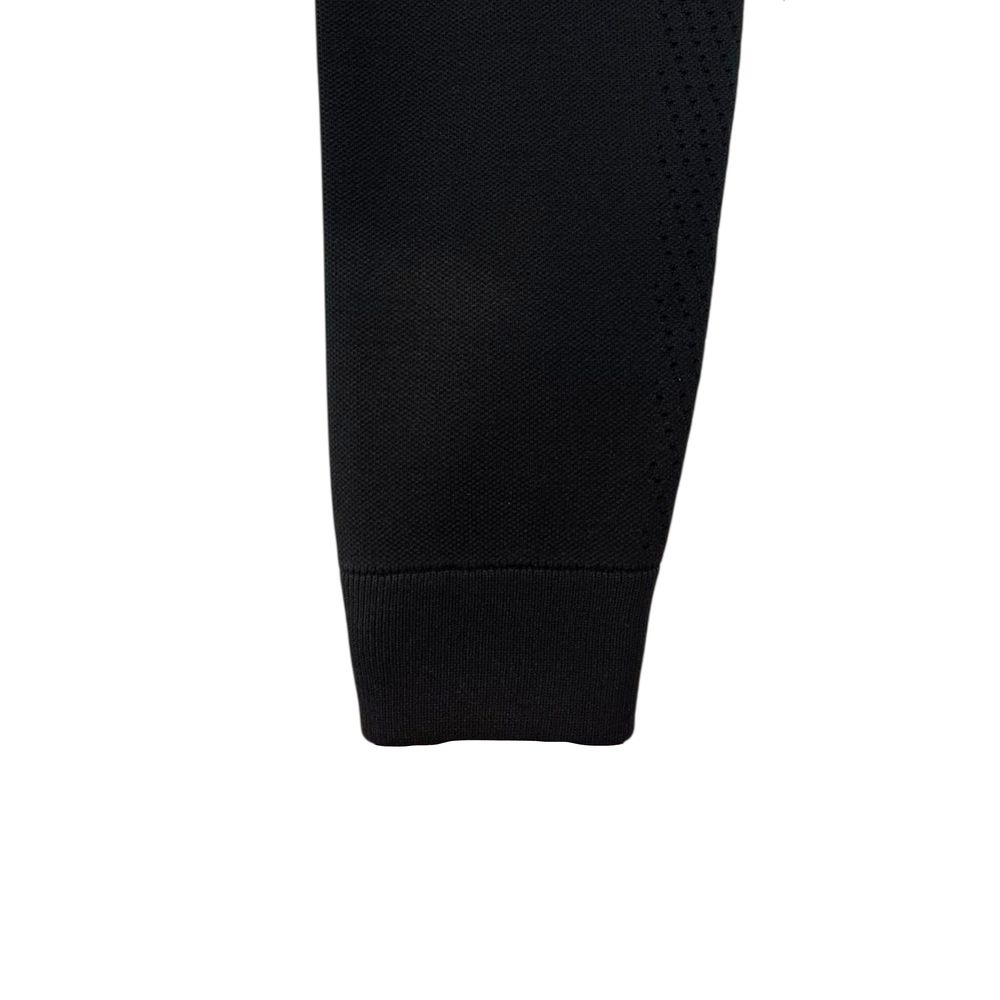 Black Polyester Men Jacket