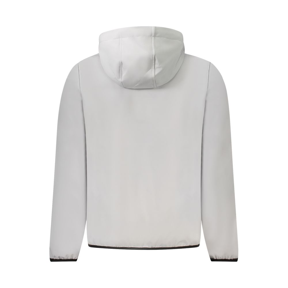 Gray Polyester Men's Jacket