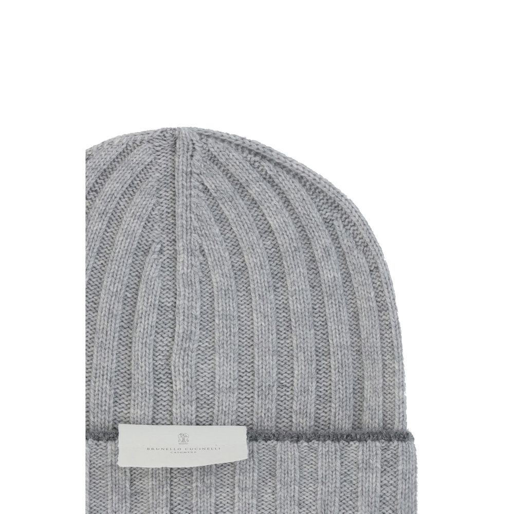 Gray Cashmere Beanie