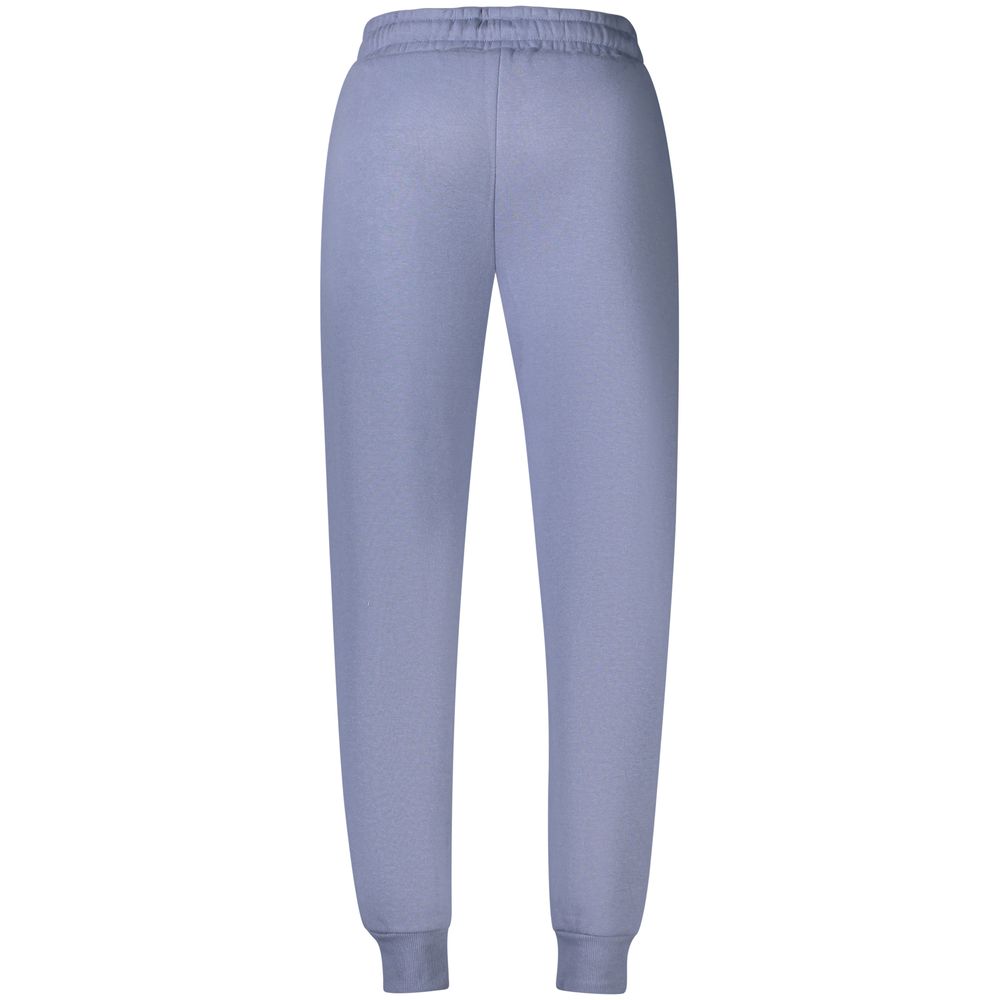 Blue Cotton Men's Track Pant