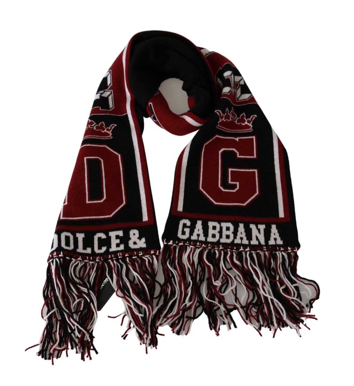 Opulent Cashmere Mens Scarf in Royal Love Print