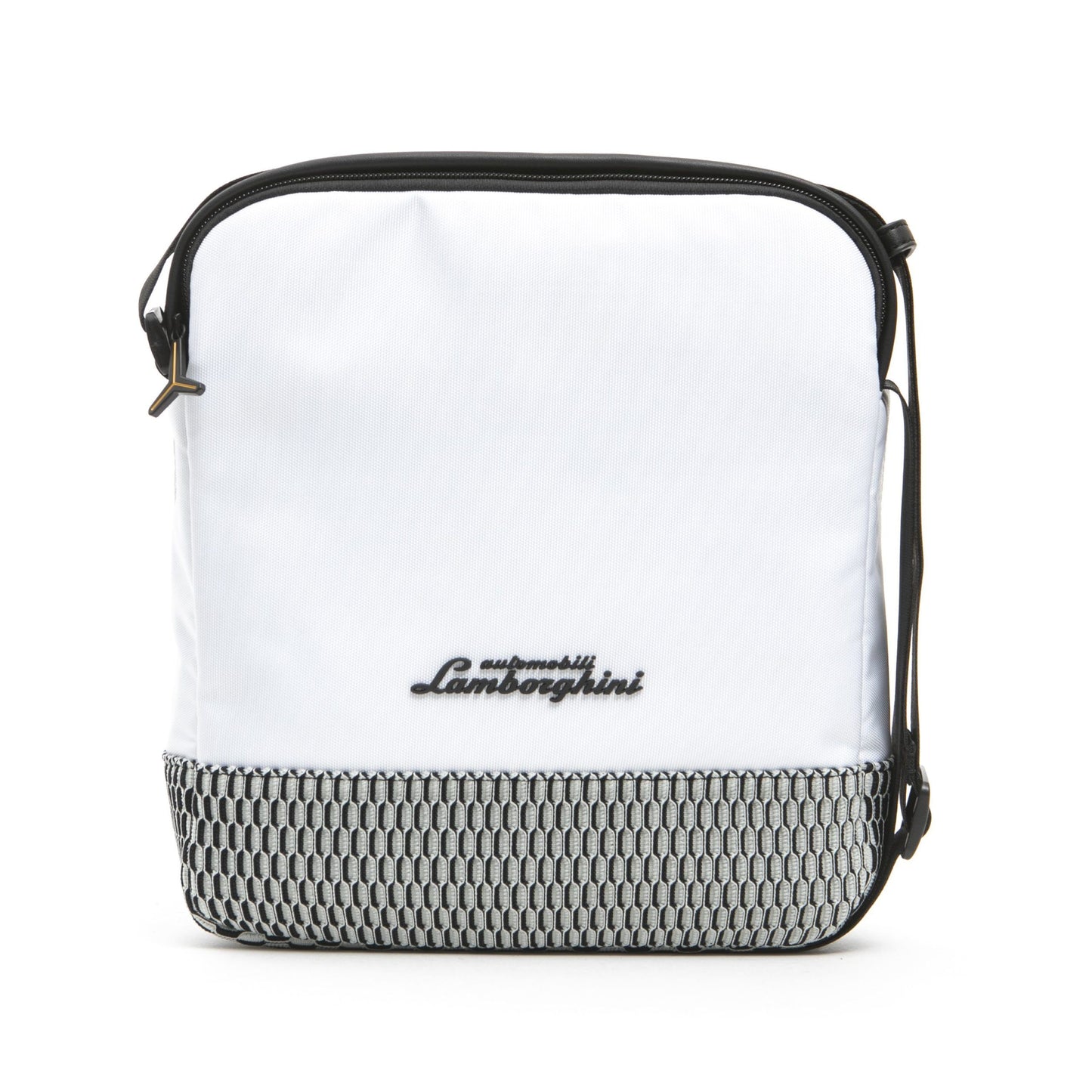 White Polyester Men Messenger Bag