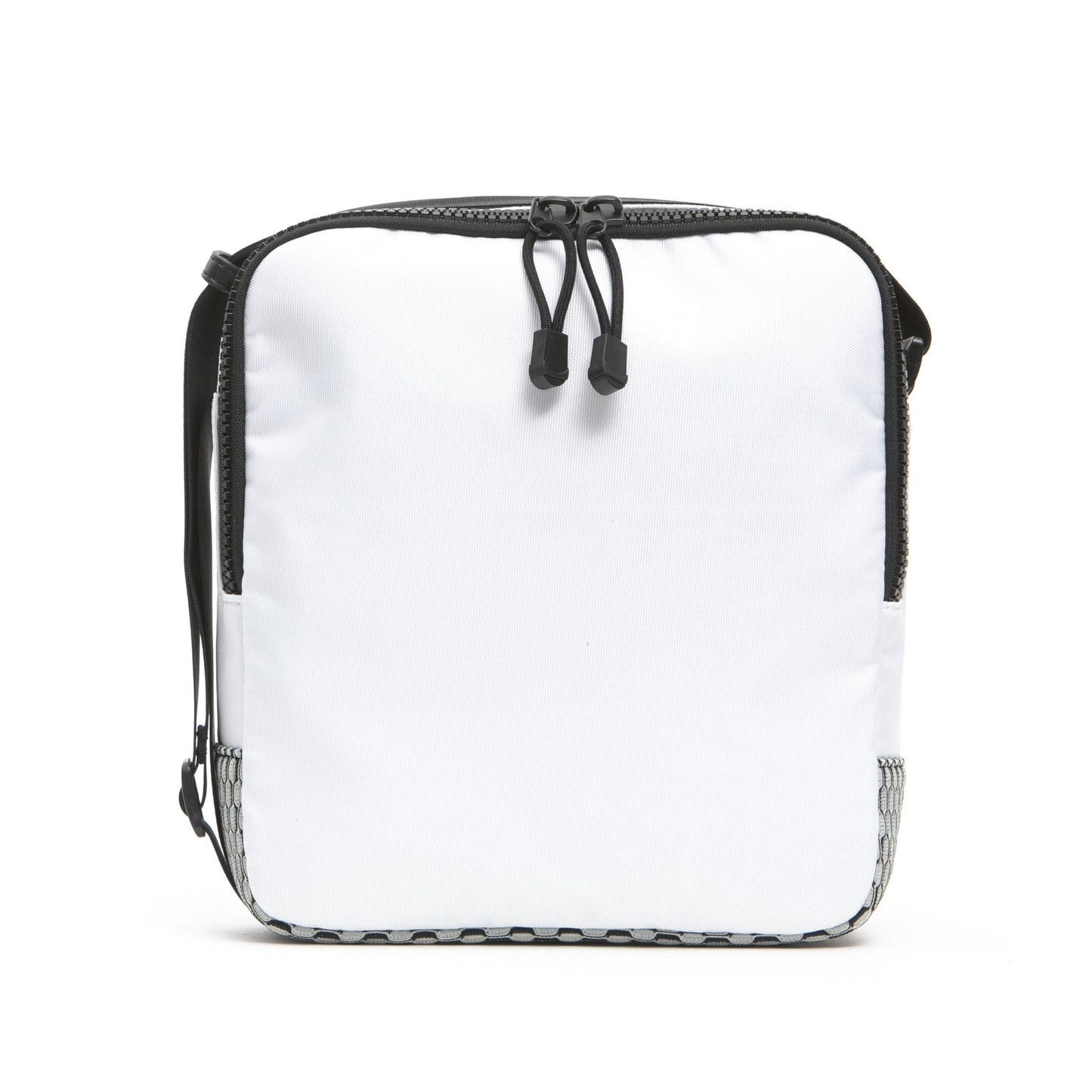 White Polyester Men Messenger Bag
