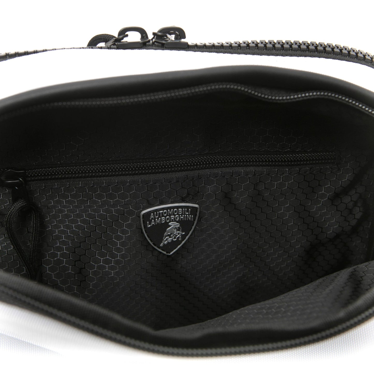 White Polyester Men Messenger Bag
