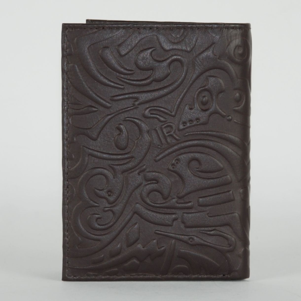 Dark Brown Vitello Leather Men Wallet