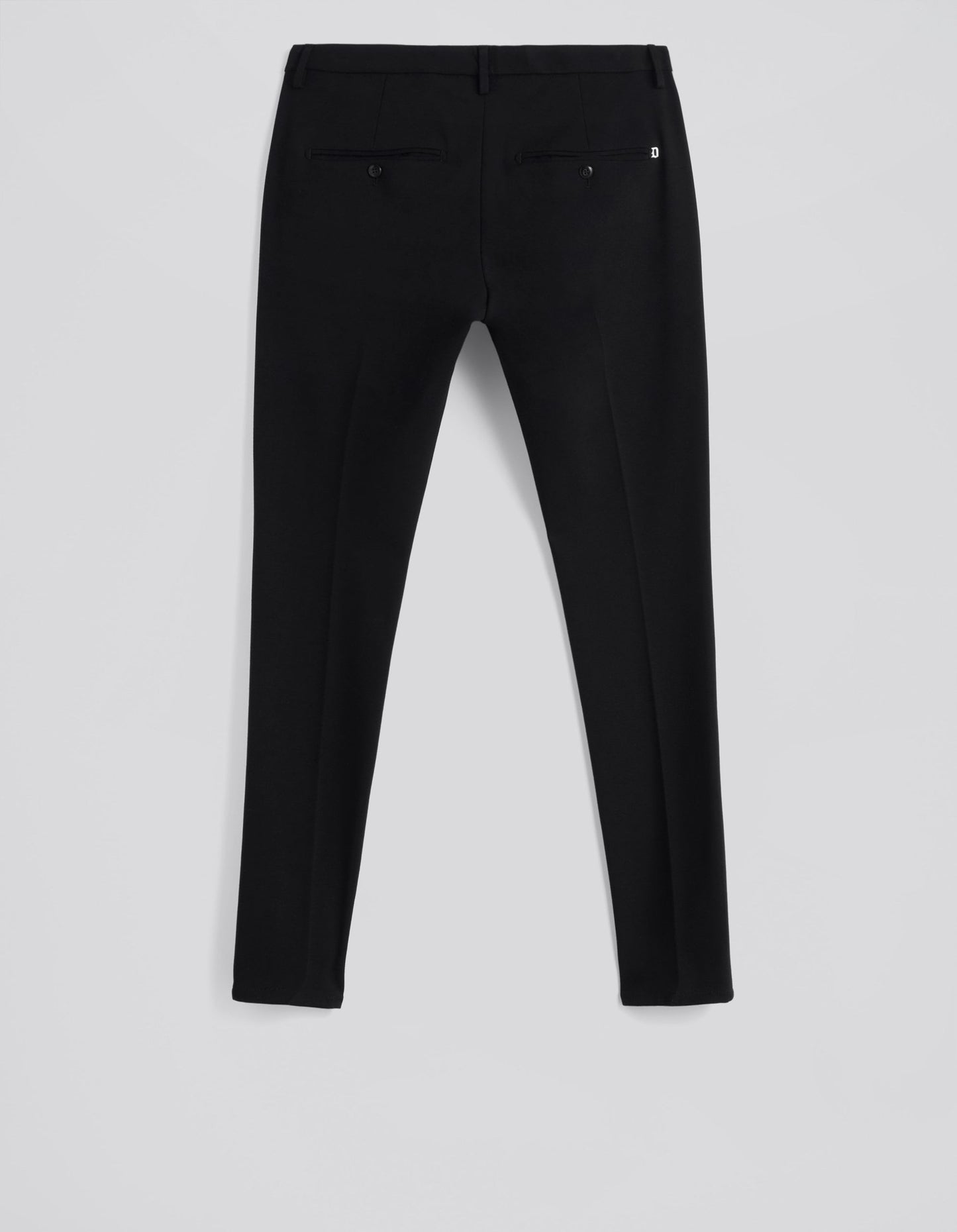 Black Cotton Men Chino