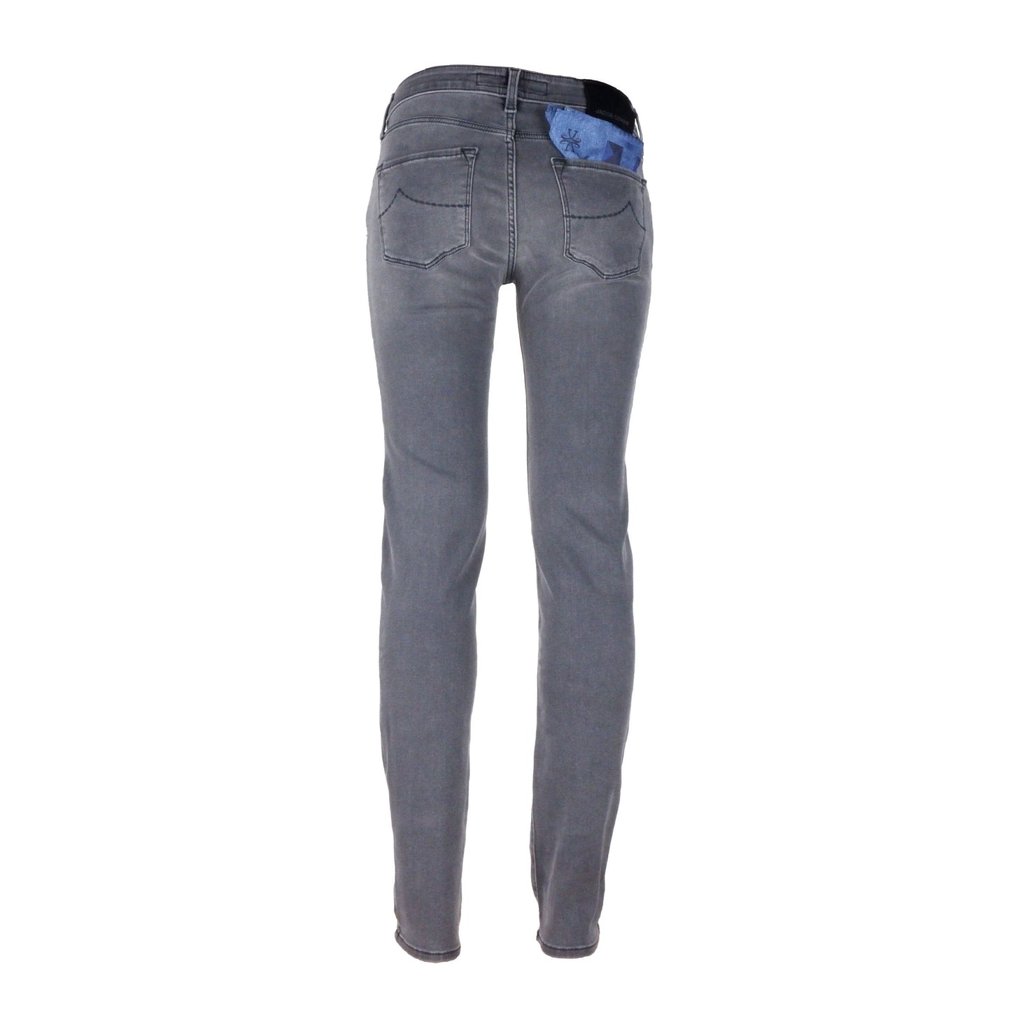 Gray Cotton Women's Jeans