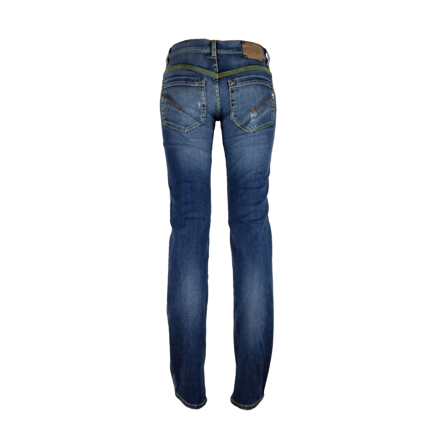 Blue Stretch Cotton Women Jeans