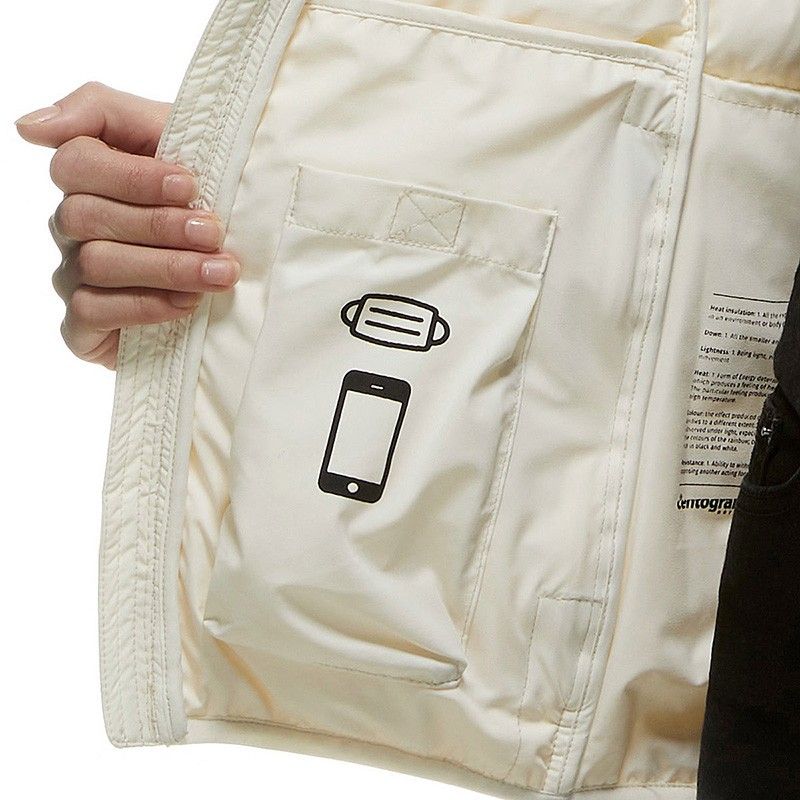 White Nylon Women Jacket
