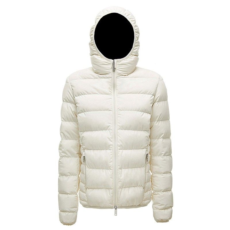 White Nylon Women Jacket