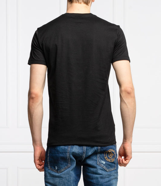 Elegant Cotton Print Tee for Him