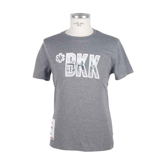 Embossed Print Short-Sleeve Luxury Tee