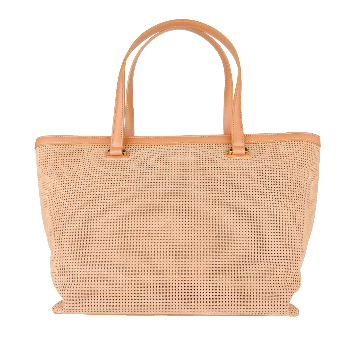 Brown Vitello Leather Women Handbag