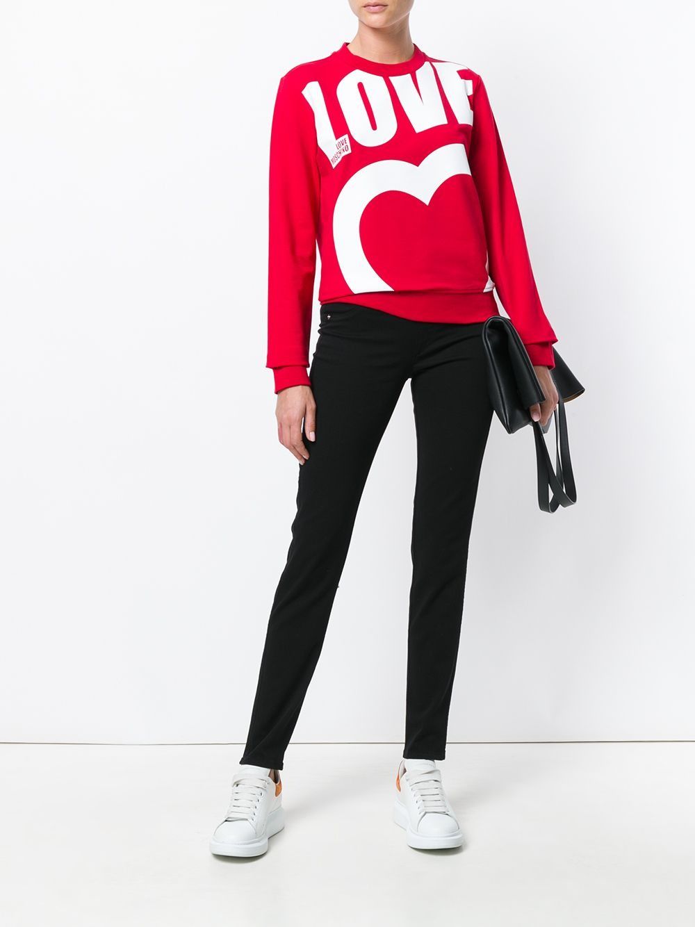 "Black Cotton Women's Slim-Fit Trouser"