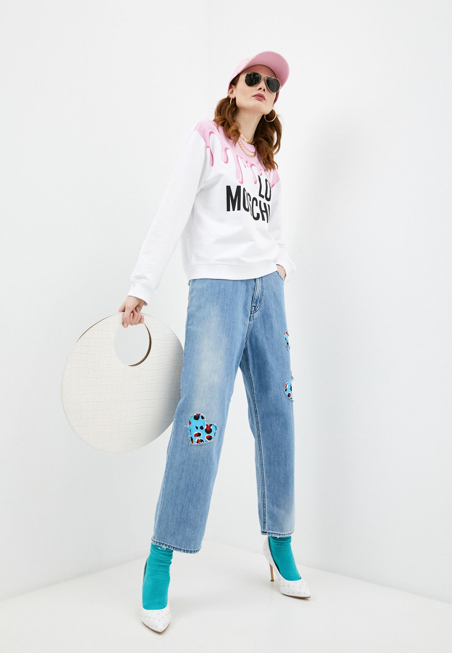 Pink Cotton Women Sweater