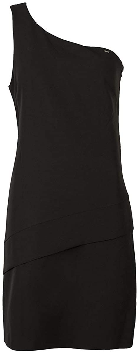 Black Polyester Women Dress