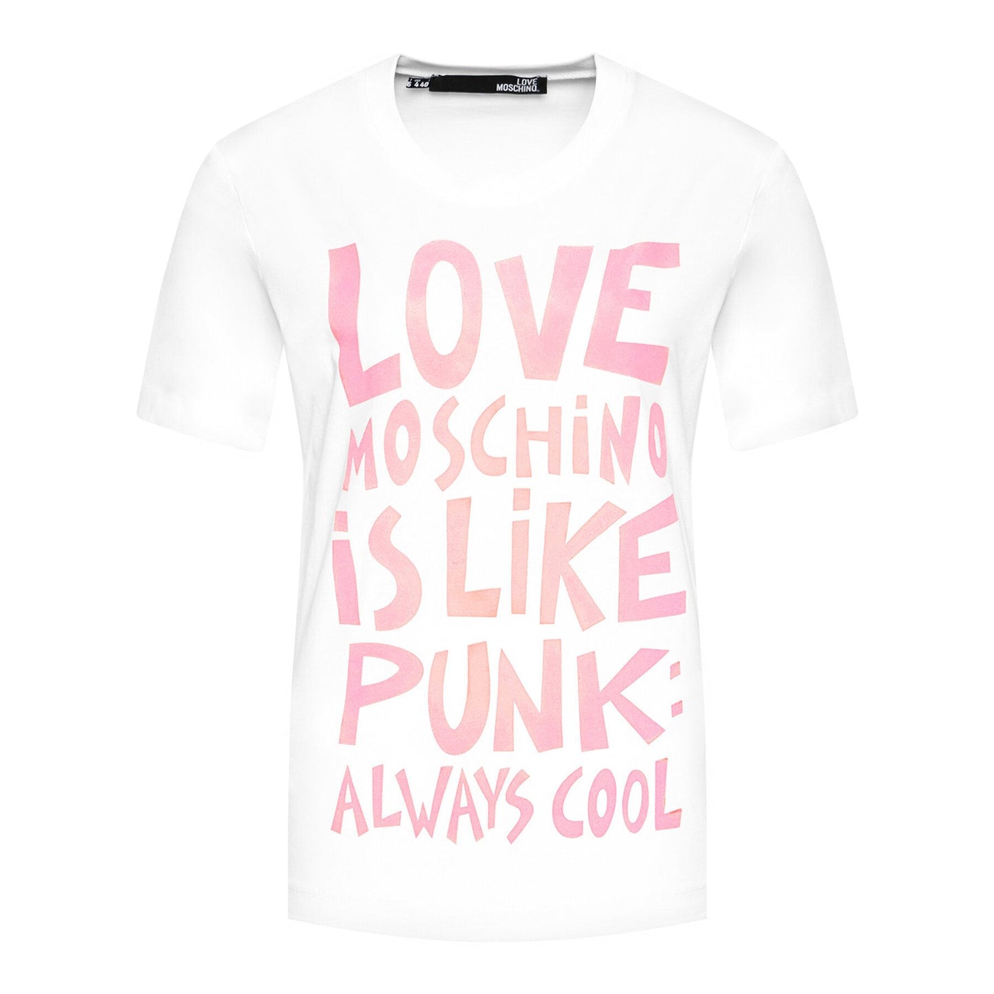 White Cotton Women T-Shirt