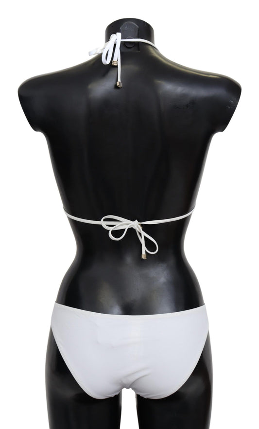 Chic White Two-Piece Bikini Set