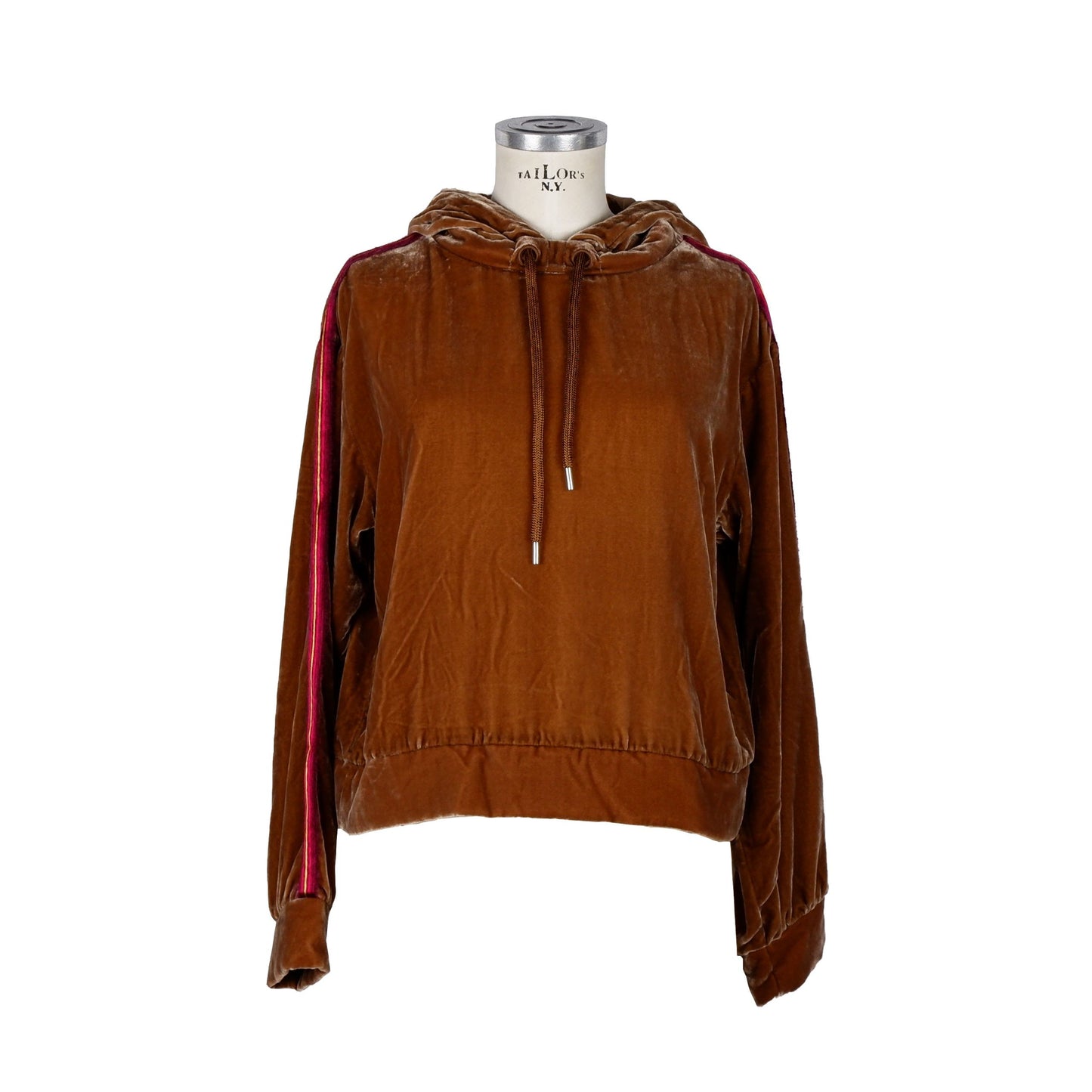 Brown Viscose Women Sweater