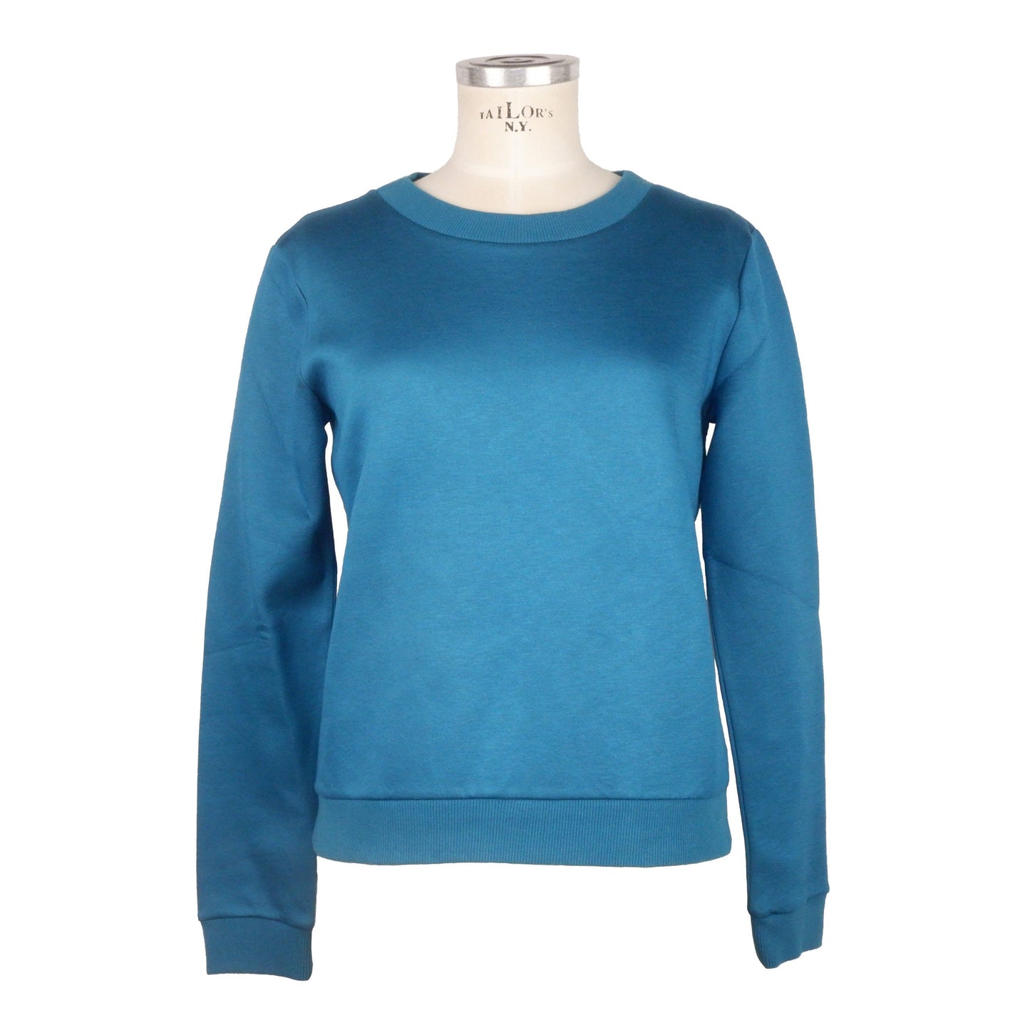Blue Viscose Women Sweater