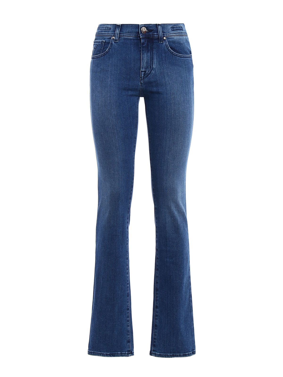 Blue Cotton Women Jeans