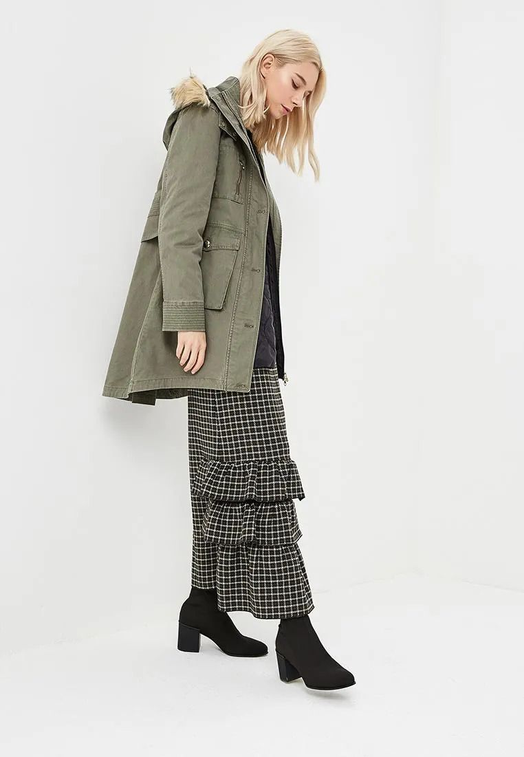 Green Cotton Women Jacket